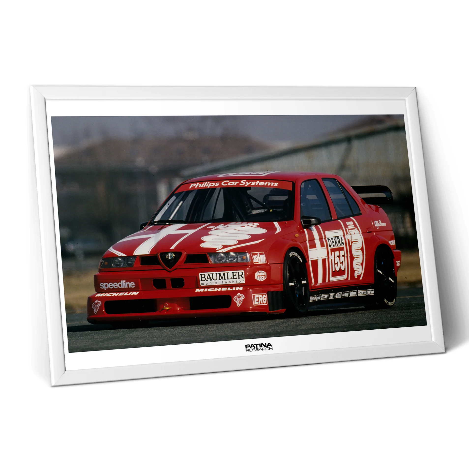 ALFA 155 TI V 6 DTM POSTER