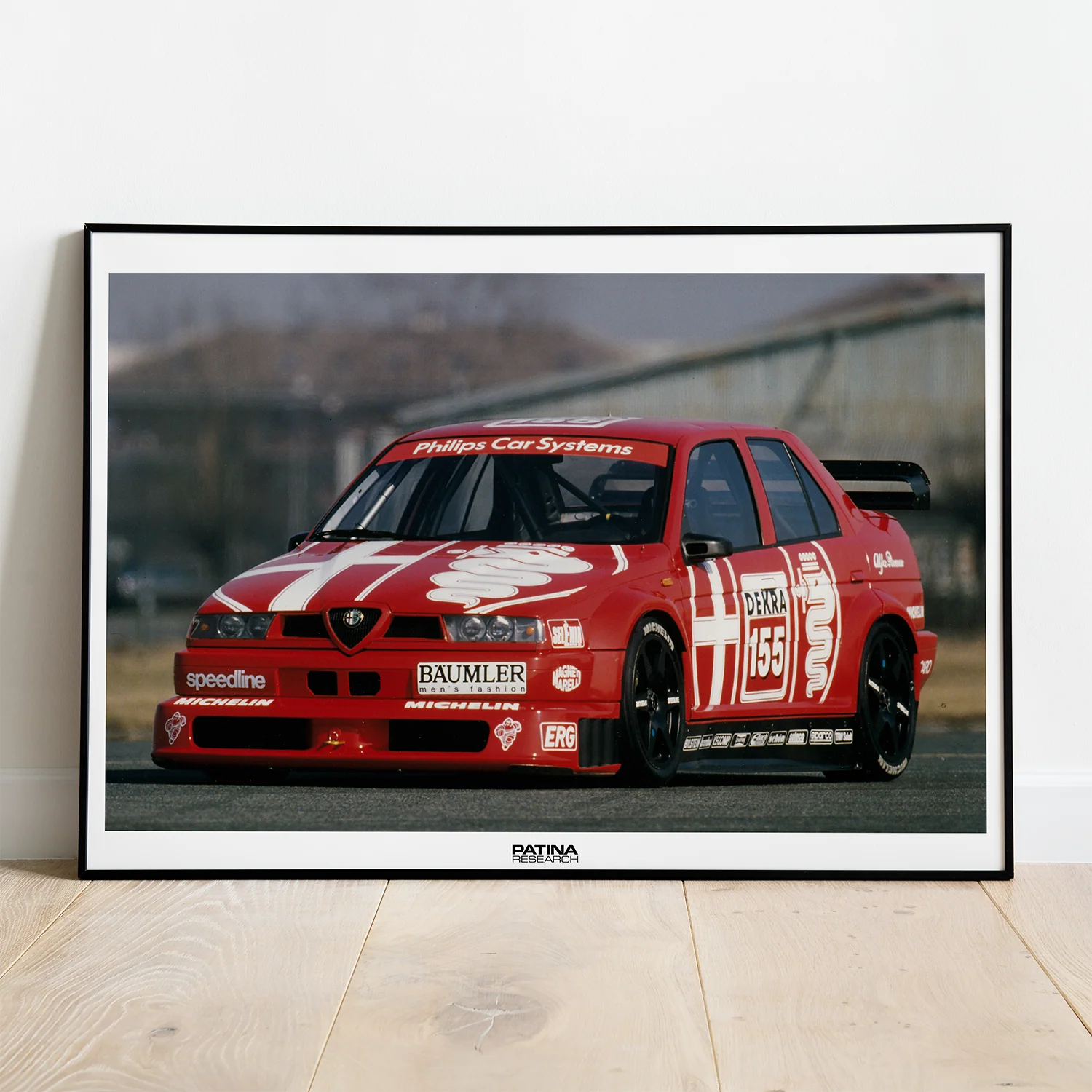 ALFA 155 TI V 6 DTM POSTER - Image 2