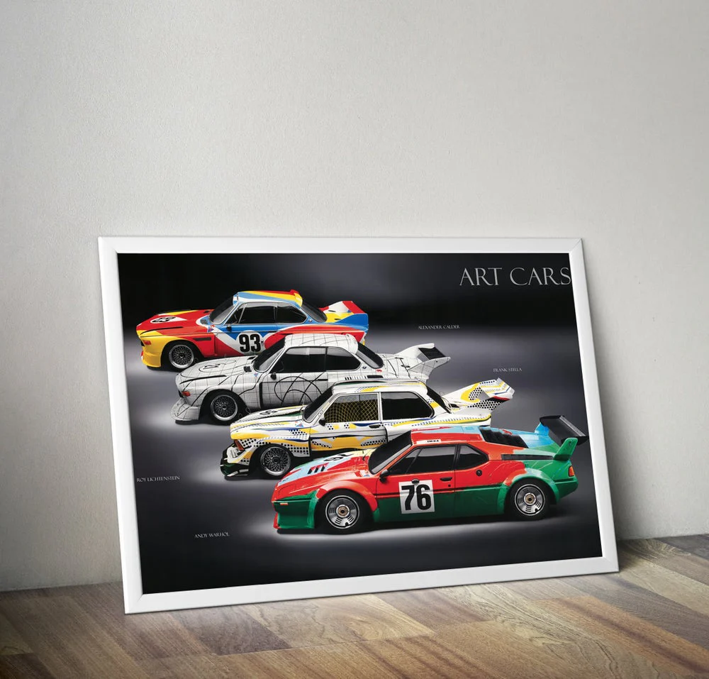BMW ART CAR POSTER