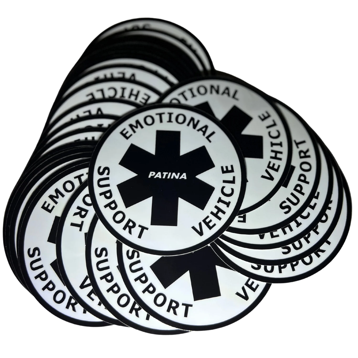 EMOTIONAL SUPPORT 4" STICKER - Image 2