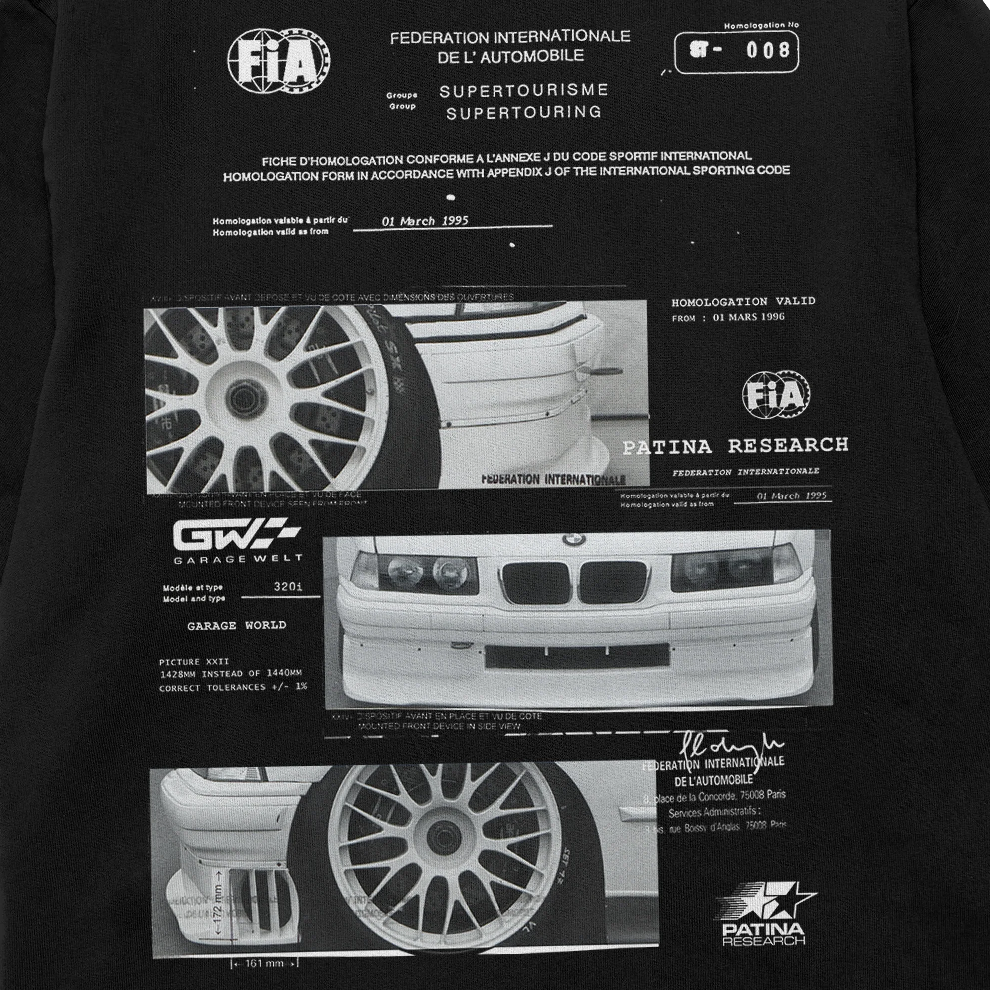 GW X PR E36 T-SHIRT BLACK V2 - Image 3