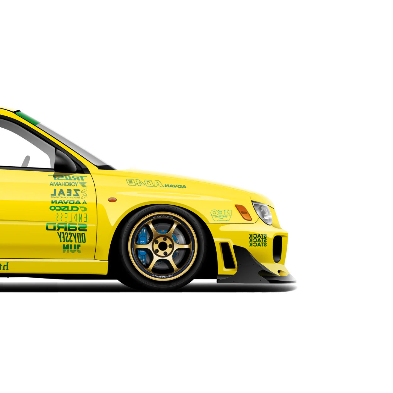 JUN SUPER LEMON SUBARU WRX PRINT - Image 3