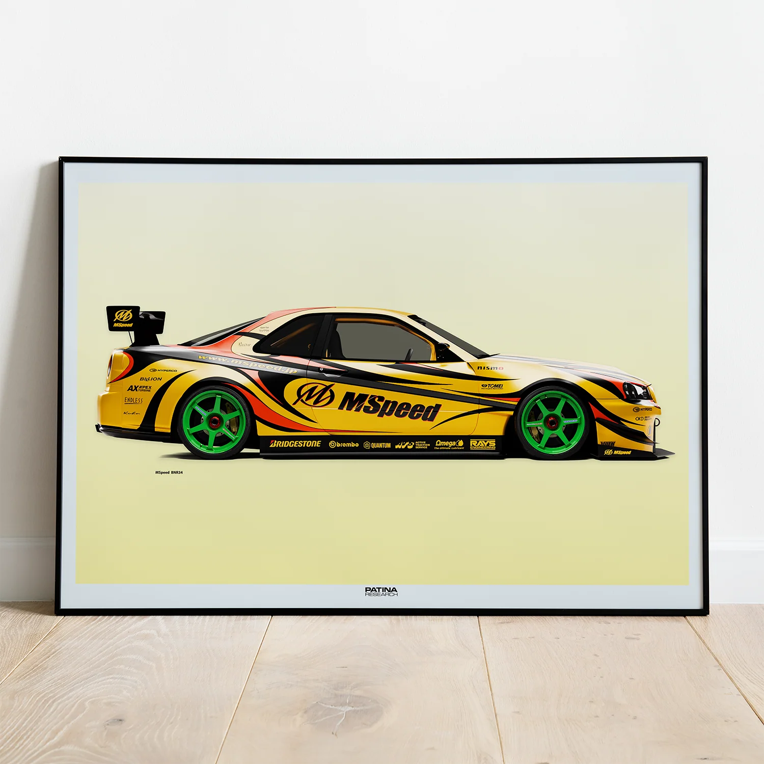 Mspeed Nissan R34 GT-R PRINT - Image 3