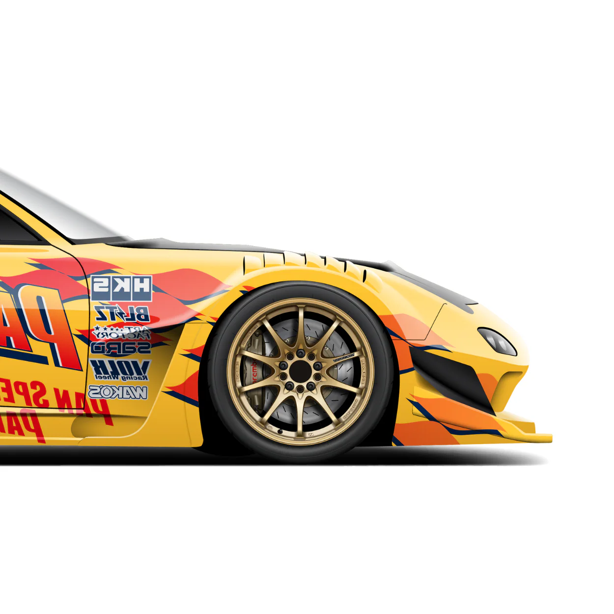 PANSPEED RX-7 TIME ATTACK PRINT - Image 3