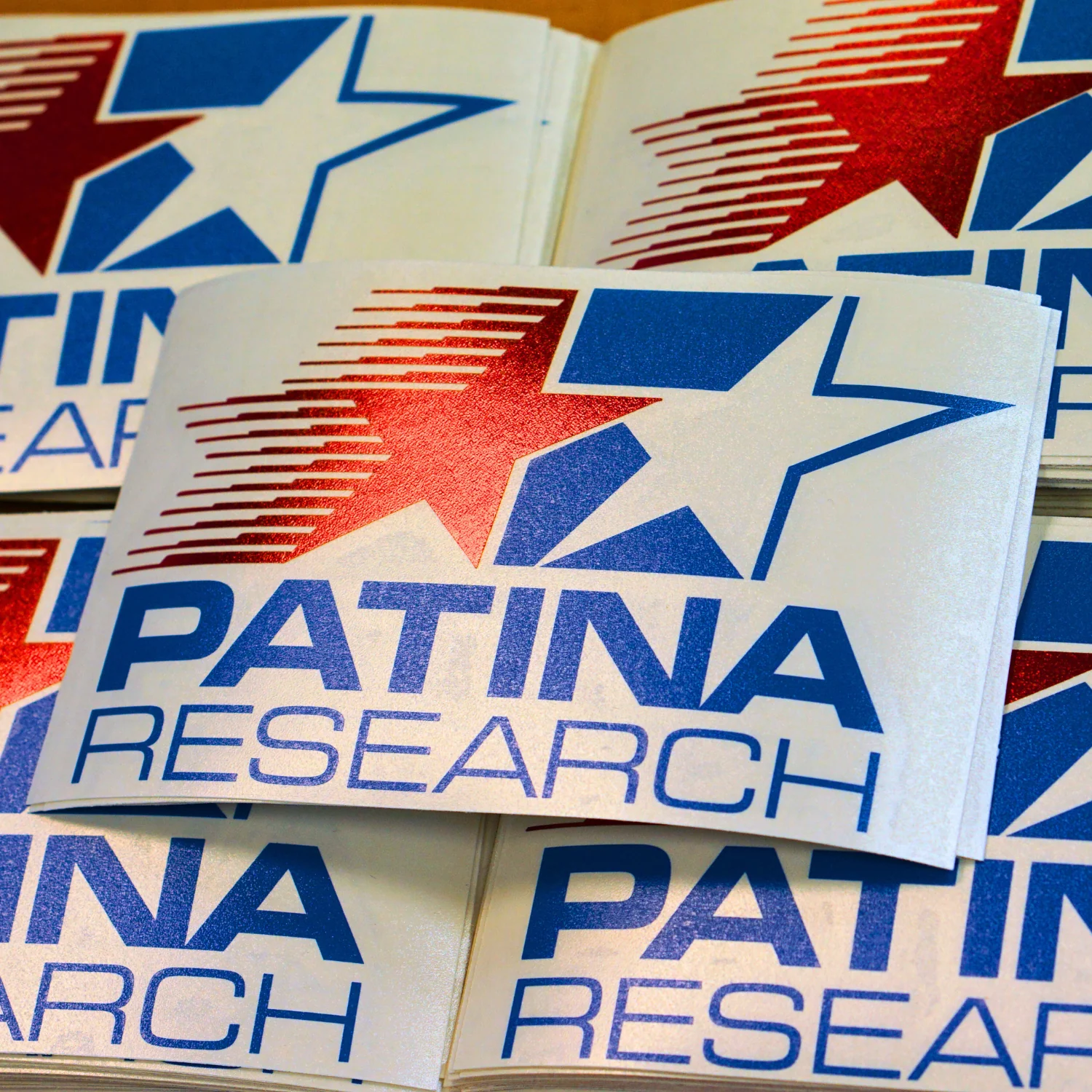 PATINA RESEARCH STAR CLASSIC 6 INCH STICKER