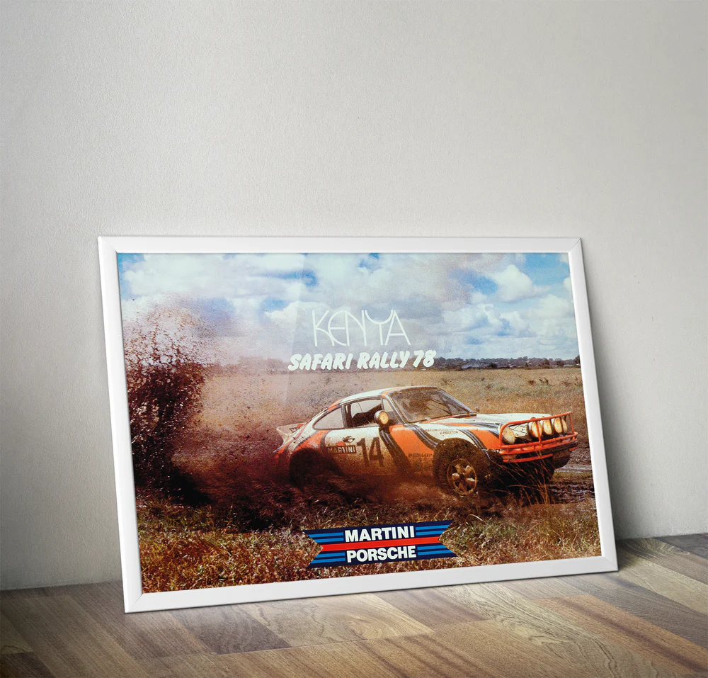 PORSCHE KENYA SAFARI POSTER