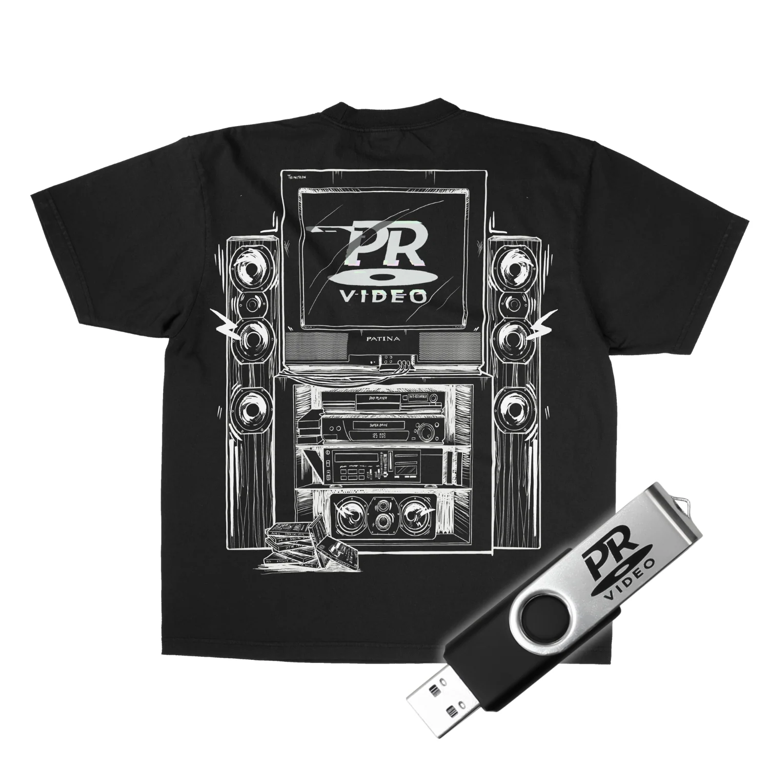 PRDVD BLACK T-SHIRT