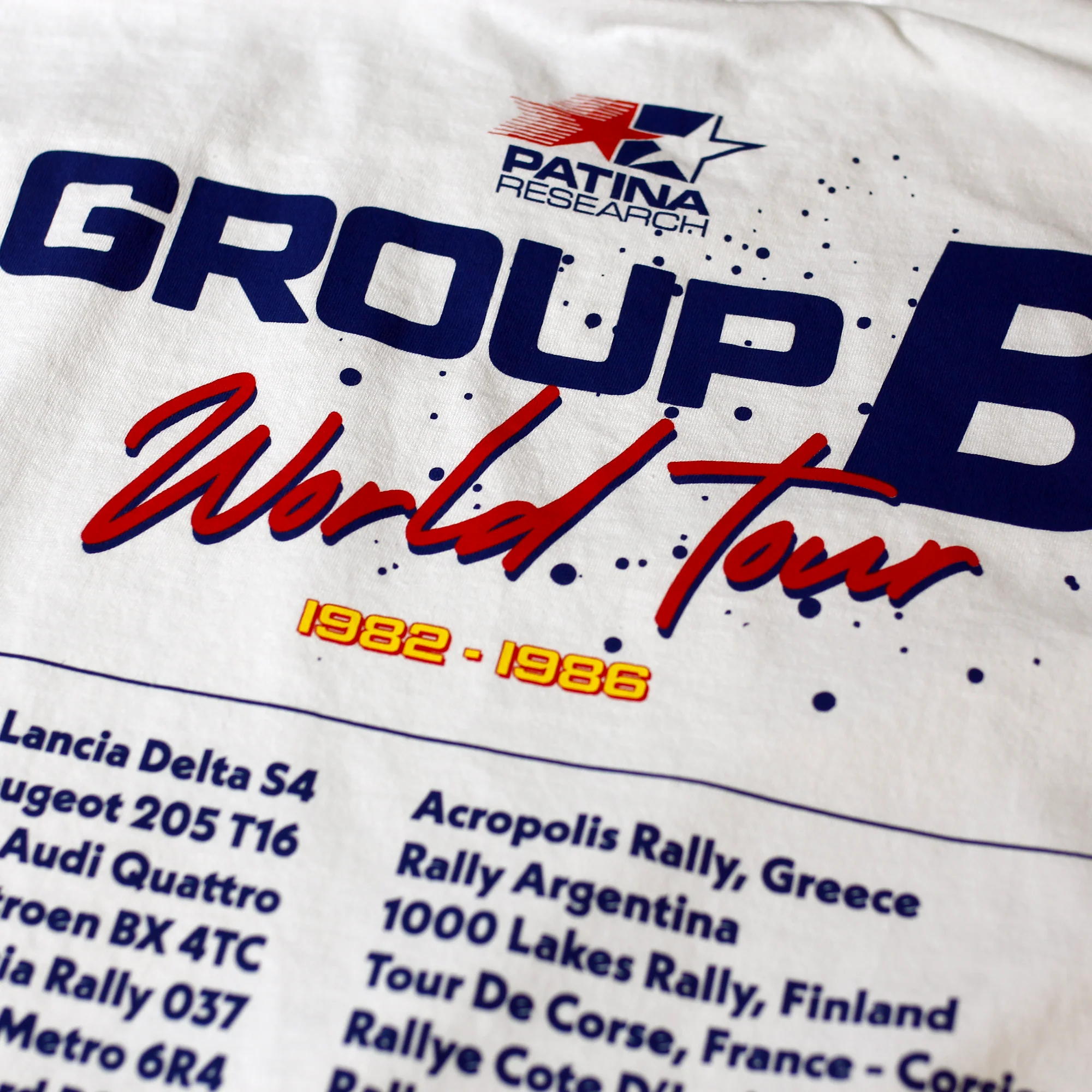 PRGROUPB WORLD TOUR RALLY T-SHIRT - Image 5
