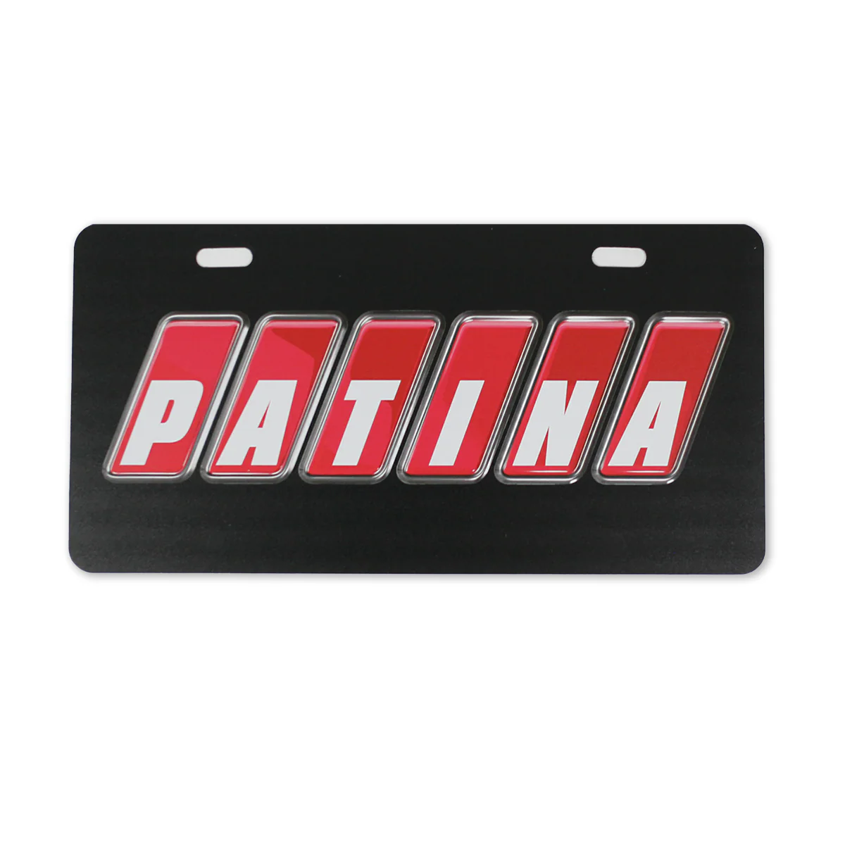 SPEED PATINA NUMBER PLATE