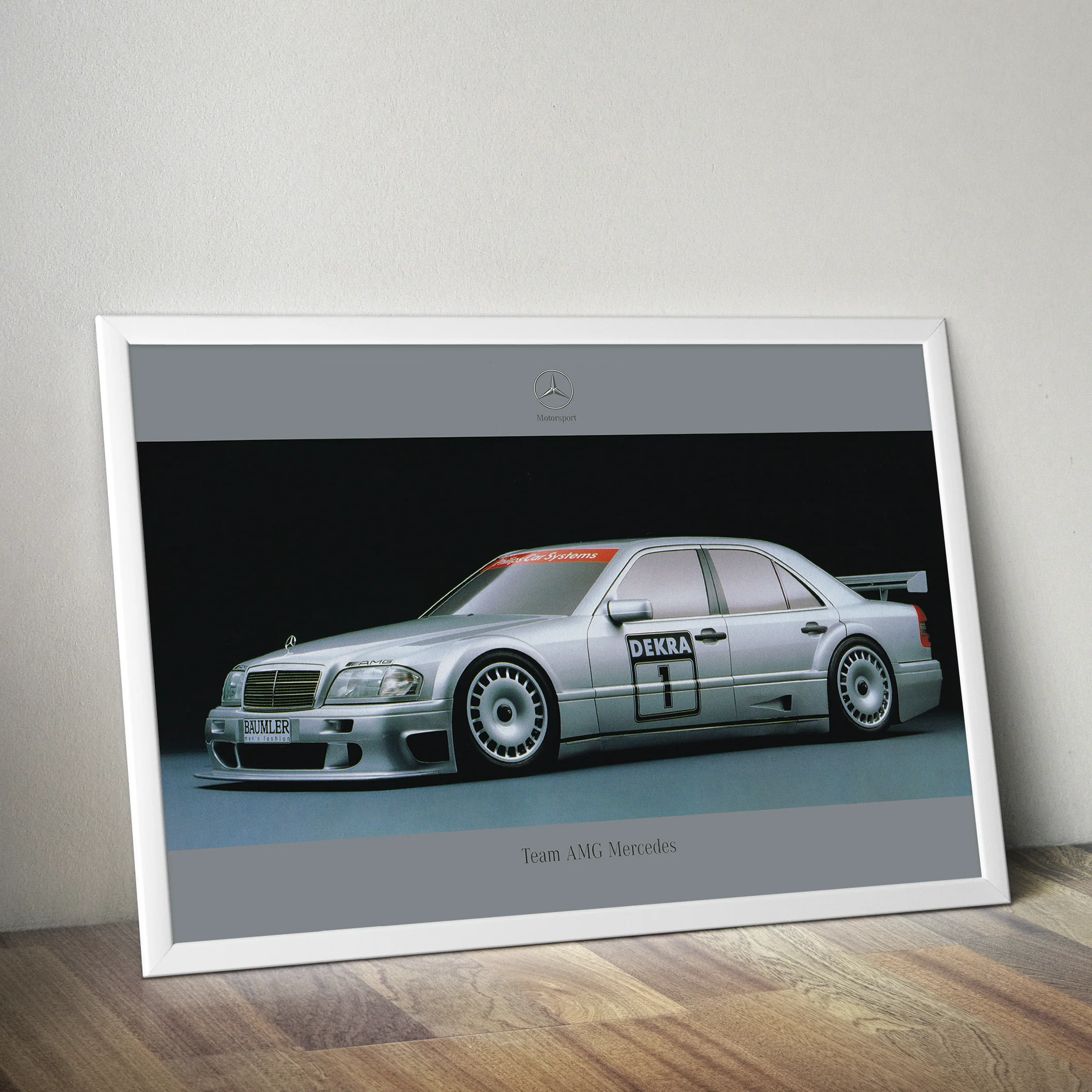 W202 TEAM AMG DTM MERCEDES POSTER
