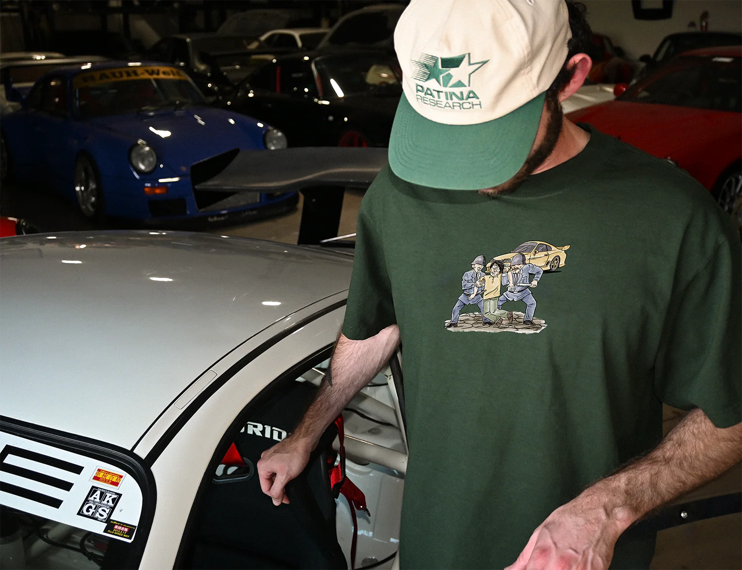WORLDWIDE CRIMINAL GREEN T-SHIRT - Image 3